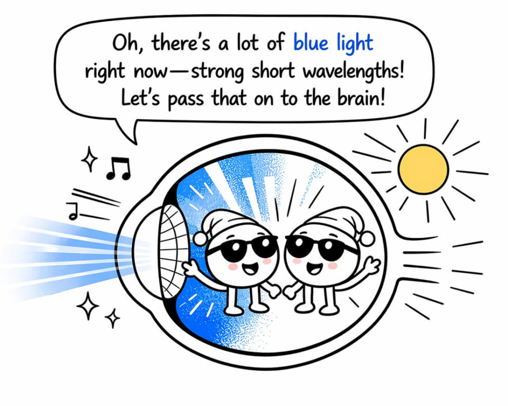  blue wavelength light